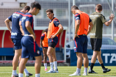 Fotos del entrenamiento de Osasuna de este miércoles