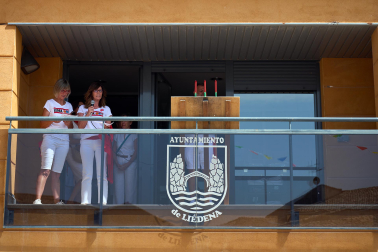 La Asociación Liédena se encargó de lanzar el chupinazo en el inicio de las fiestas 2026 en la localidad de la merindad de Sangüesa