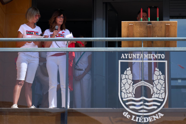 La Asociación Liédena se encargó de lanzar el chupinazo en el inicio de las fiestas 2026 en la localidad de la merindad de Sangüesa