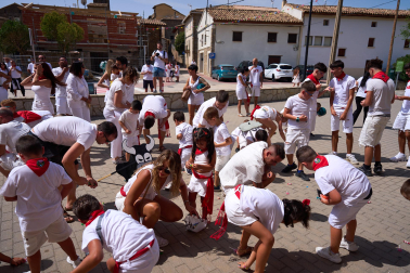 La Asociación Liédena se encargó de lanzar el chupinazo en el inicio de las fiestas 2026 en la localidad de la merindad de Sangüesa