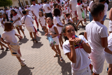 La Asociación Liédena se encargó de lanzar el chupinazo en el inicio de las fiestas 2026 en la localidad de la merindad de Sangüesa