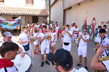 La Asociación Liédena se encargó de lanzar el chupinazo en el inicio de las fiestas 2026 en la localidad de la merindad de Sangüesa