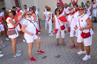 La Asociación Liédena se encargó de lanzar el chupinazo en el inicio de las fiestas 2026 en la localidad de la merindad de Sangüesa