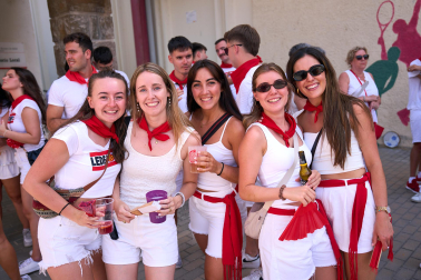 La Asociación Liédena se encargó de lanzar el chupinazo en el inicio de las fiestas 2026 en la localidad de la merindad de Sangüesa