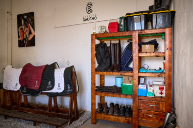 Imágenes del día a día en la Yeguada Gaucho, en Zulueta