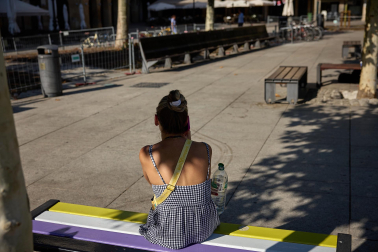 Fotos de la ola de calor en Pamplona