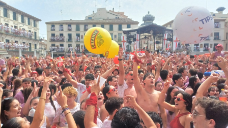 Fotos del cohete de fiestas de Tudela 2026