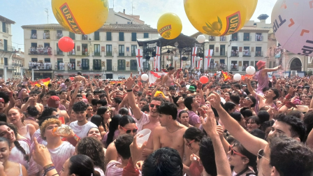 Fotos del cohete de fiestas de Tudela 2026