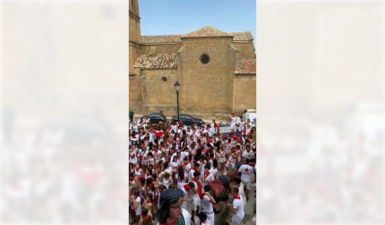 Vídeo del lanzamiento del cohete de las fiestas de Mélida