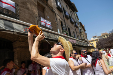 Fotos del cohete de fiestas de Tudela 2026