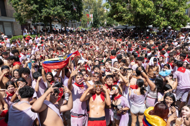 Fotos del cohete de fiestas de Tudela 2026