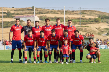 Fotos del amistoso entre Osasuna y Racing en Mendigorria