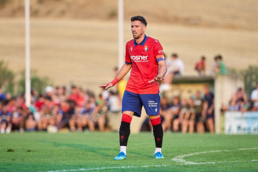 Fotos del amistoso entre Osasuna y Racing en Mendigorria