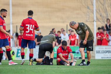 Fotos del amistoso entre Osasuna y Racing en Mendigorria