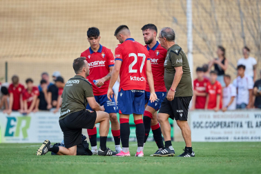 Fotos del amistoso entre Osasuna y Racing en Mendigorria
