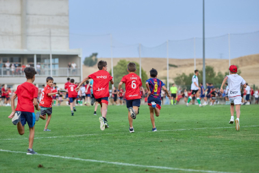 Fotos del amistoso entre Osasuna y Racing en Mendigorria