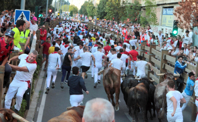 Primer encierro de fiestas de Tudela 2026