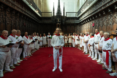 Procesión de Santa Ana en las fiestas de Tudela