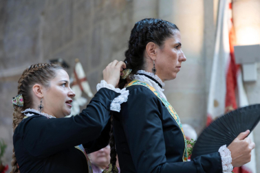 Procesión de Santa Ana en las fiestas de Tudela