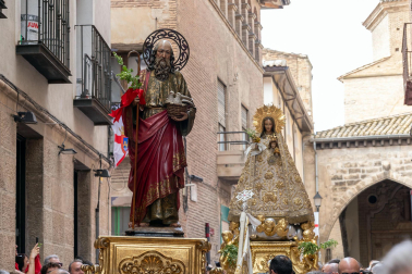 Procesión de Santa Ana en las fiestas de Tudela