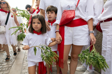 Procesión de Santa Ana en las fiestas de Tudela