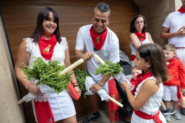 Procesión de Santa Ana en las fiestas de Tudela