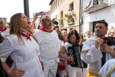 Procesión de Santa Ana en las fiestas de Tudela