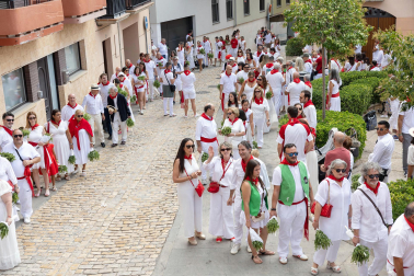 Procesión de Santa Ana en las fiestas de Tudela