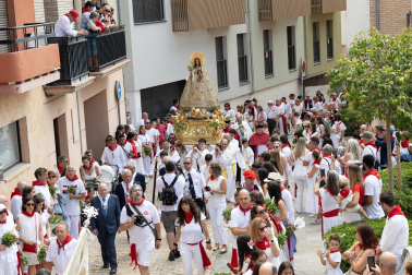 Procesión de Santa Ana en las fiestas de Tudela