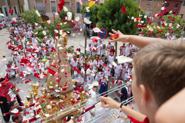 Procesión de Santa Ana en las fiestas de Tudela