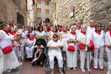 Procesión de Santa Ana en las fiestas de Tudela