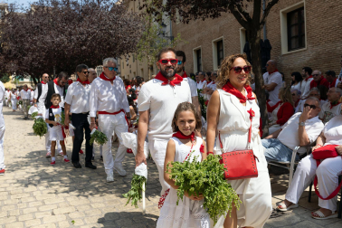 Procesión de Santa Ana en las fiestas de Tudela