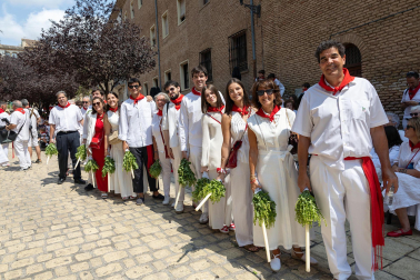 Procesión de Santa Ana en las fiestas de Tudela