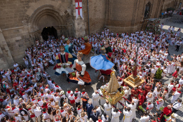 Procesión de Santa Ana en las fiestas de Tudela