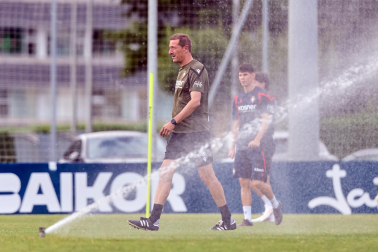 Fotos del entrenamiento matinal del primer equipo de Osasuna