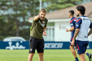 Fotos del entrenamiento matinal del primer equipo de Osasuna