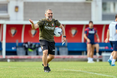 Fotos del entrenamiento matinal del primer equipo de Osasuna