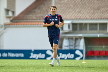 Fotos del entrenamiento matinal del primer equipo de Osasuna