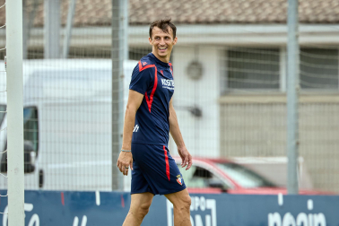 Fotos del entrenamiento matinal del primer equipo de Osasuna