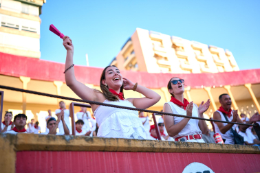 Los diestros Sebastián Castella, Borja Jiménez y Tomás Rufo se enfrentaron a los toros de la ganadería Ojailén en el festejo de las fiestas de Tudela 2026 del lunes, 27 de julio