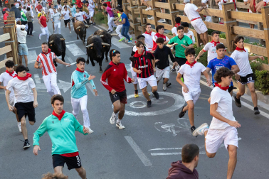 Fotos del cuarto encierro de fiestas de Tudela 2026