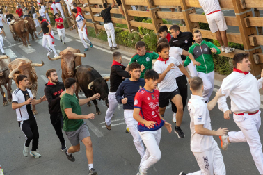 Fotos del cuarto encierro de fiestas de Tudela 2026