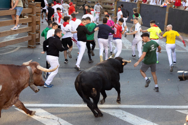 Fotos del cuarto encierro de fiestas de Tudela 2026