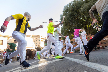 Fotos del cuarto encierro de fiestas de Tudela 2026