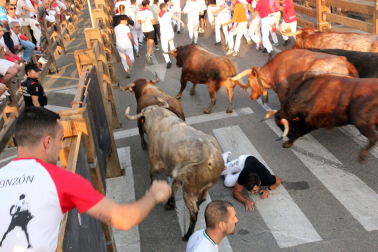 Fotos del quinto encierro de fiestas de Tudela 2026