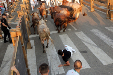 Fotos del quinto encierro de fiestas de Tudela 2026