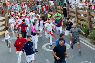 Fotos del quinto encierro de fiestas de Tudela 2026