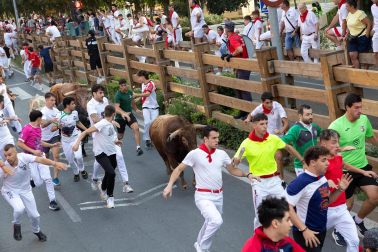 Fotos del quinto encierro de fiestas de Tudela 2026