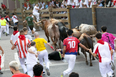 Fotos del quinto encierro de fiestas de Tudela 2026
