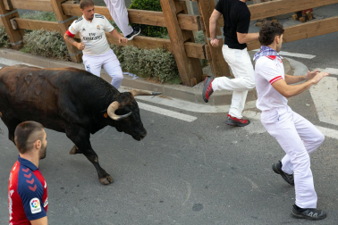 Fotos del quinto encierro de fiestas de Tudela 2026